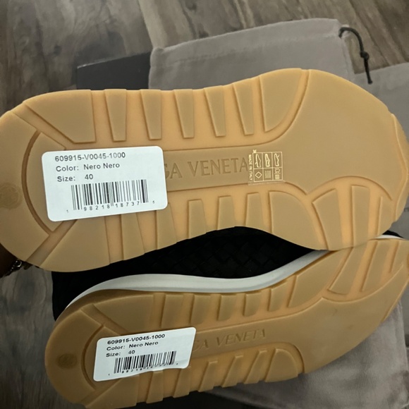 Authentic bottega venetta Intrecciato Low Top Sneakers size 40 7 men - Picture 4 of 7